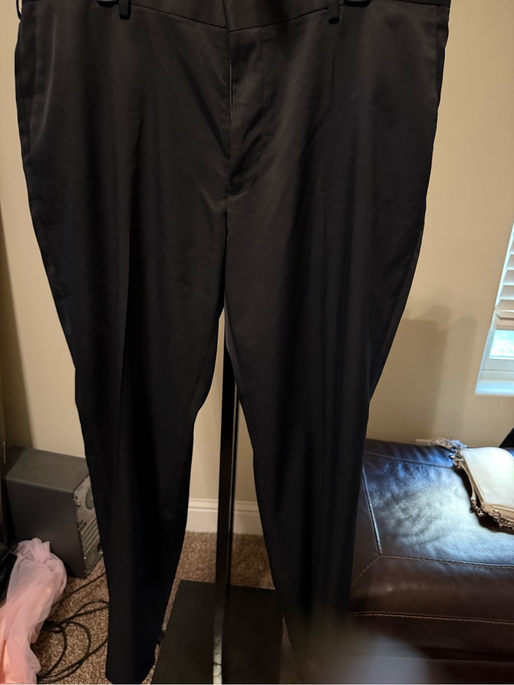 PGA Tour Men's Black Dress Pants - Tailored Straight